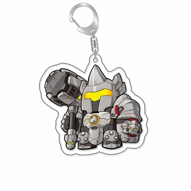 Overwatch Anime Acrylic Keychain Charm price for 5 pcs 16965