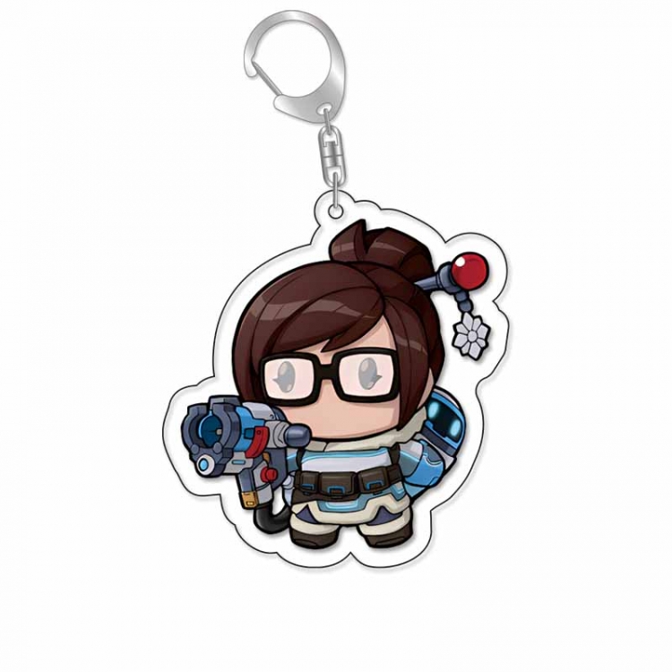 Overwatch Anime Acrylic Keychain Charm price for 5 pcs 16974