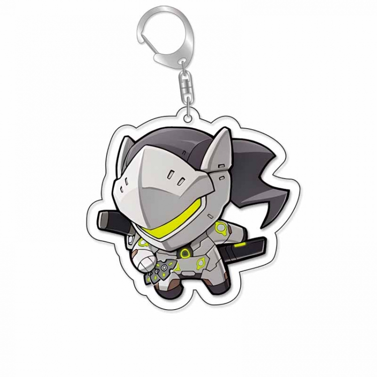 Overwatch Anime Acrylic Keychain Charm price for 5 pcs 16976