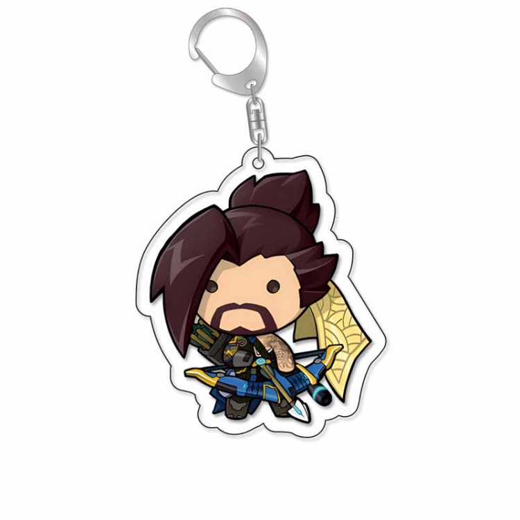 Overwatch Anime Acrylic Keychain Charm price for 5 pcs 16978