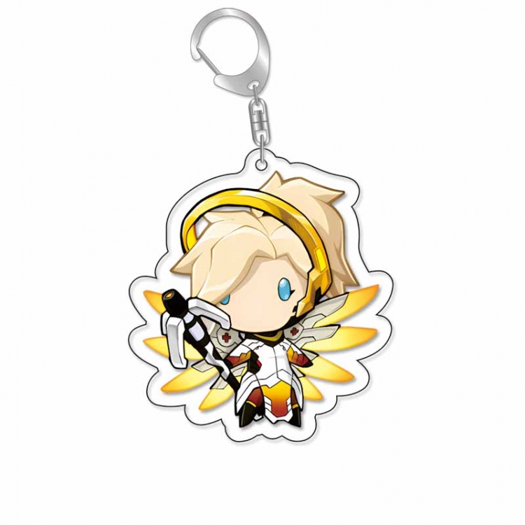 Overwatch Anime Acrylic Keychain Charm price for 5 pcs 16968