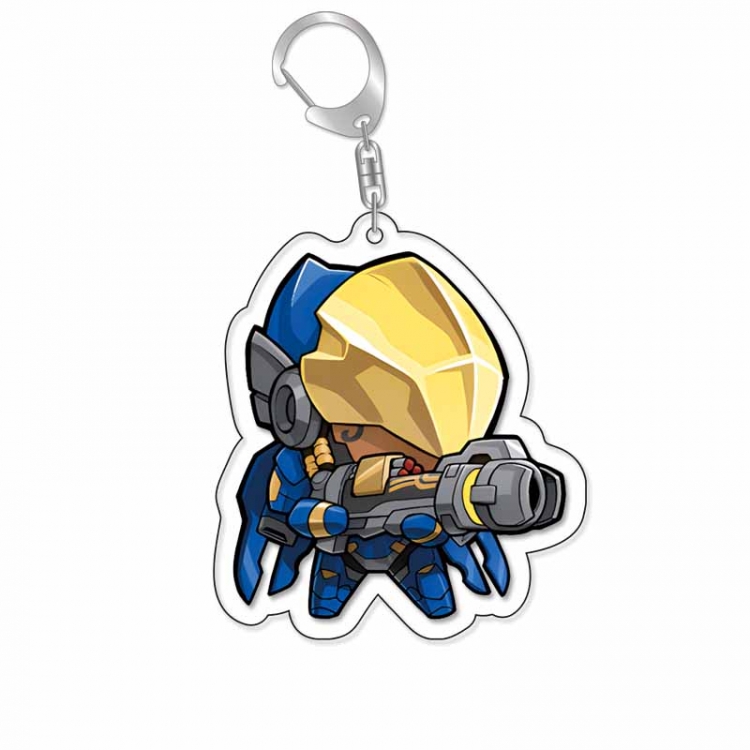 Overwatch Anime Acrylic Keychain Charm price for 5 pcs 16981