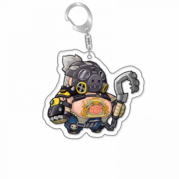 Overwatch Anime Acrylic Keychain Charm price for 5 pcs 16972