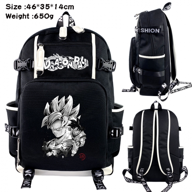 DRAGON BALL Data USB backpack Cartoon printed student backpack 46X35X14CM 650G