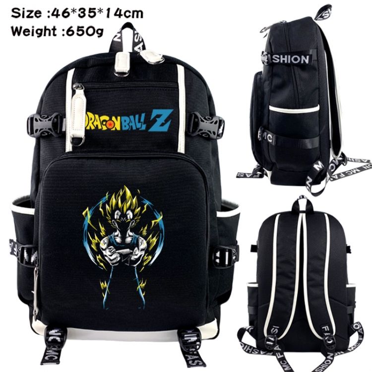 DRAGON BALL Data USB backpack Cartoon printed student backpack 46X35X14CM 650G