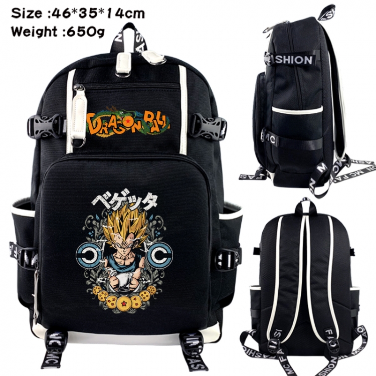 DRAGON BALL Data USB backpack Cartoon printed student backpack 46X35X14CM 650G