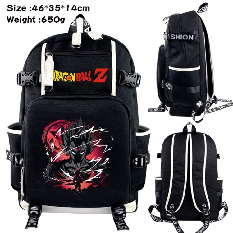 DRAGON BALL Data USB backpack Cartoon printed student backpack 46X35X14CM 650G