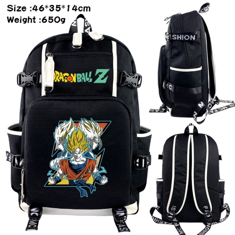 DRAGON BALL Data USB backpack Cartoon printed student backpack 46X35X14CM 650G