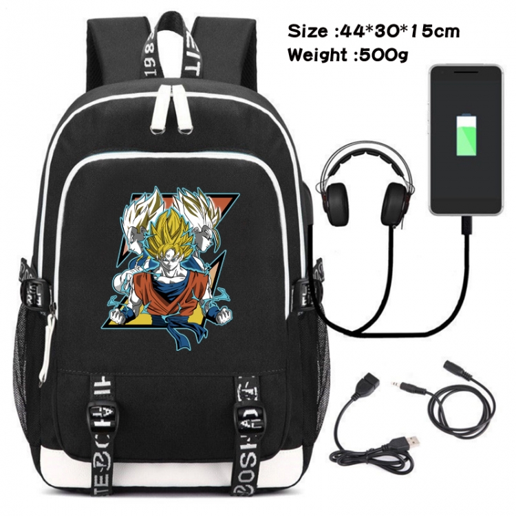 DRAGON BALL Game Canvas Backpack Waterproof School Bag 44X30X15CM 500G