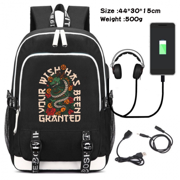 DRAGON BALL Game Canvas Backpack Waterproof School Bag 44X30X15CM 500G