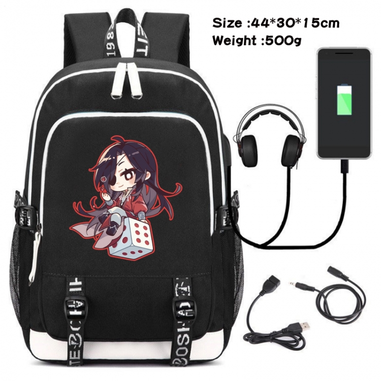 Heaven Official's Blessing Game Canvas Backpack Waterproof School Bag 44X30X15CM 500G