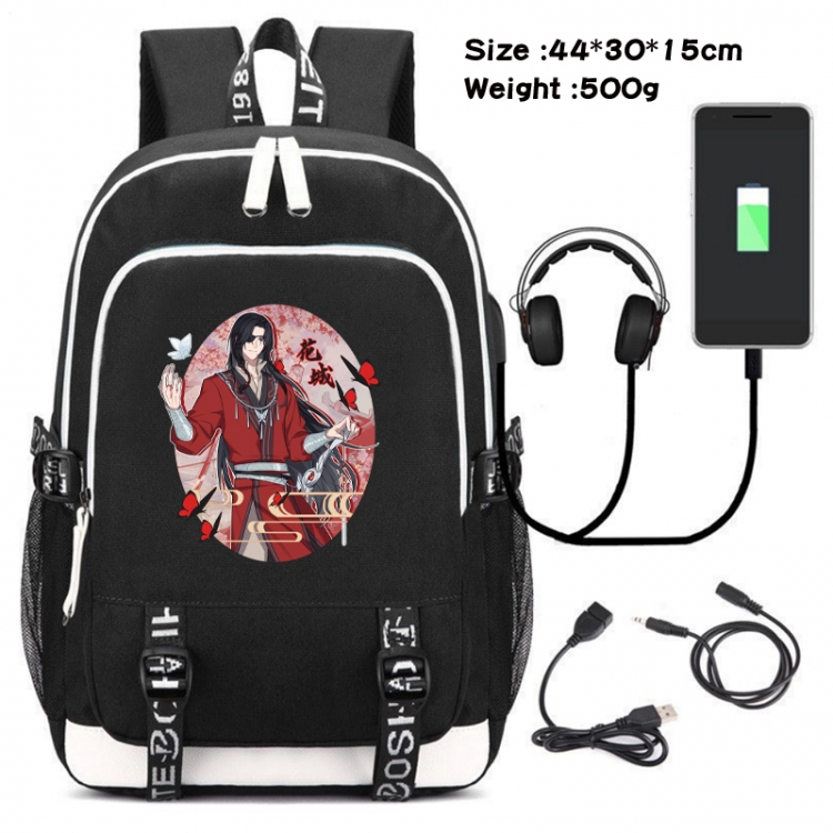 Heaven Official's Blessing Game Canvas Backpack Waterproof School Bag 44X30X15CM 500G