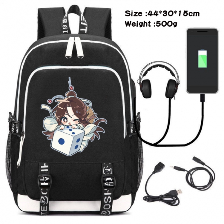 Heaven Official's Blessing Game Canvas Backpack Waterproof School Bag 44X30X15CM 500G