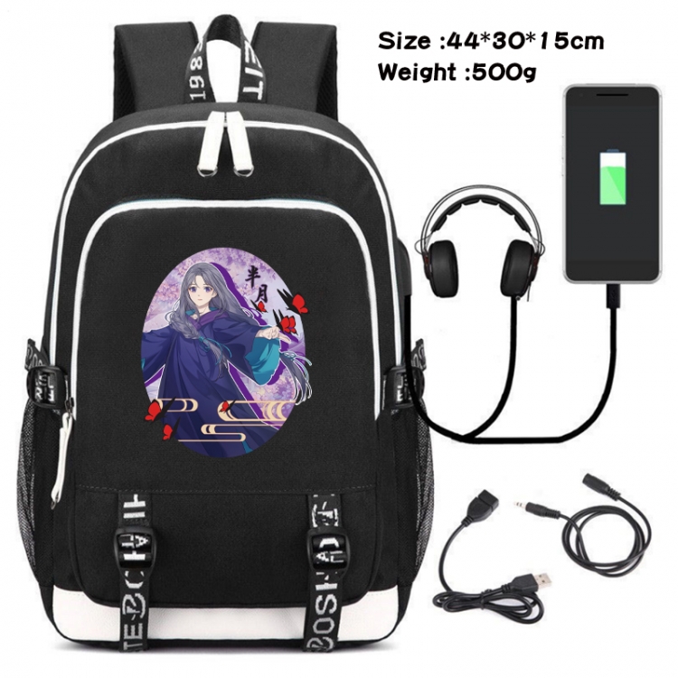 Heaven Official's Blessing Game Canvas Backpack Waterproof School Bag 44X30X15CM 500G