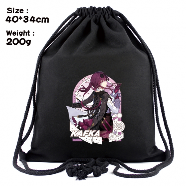 Honkai: Star Rail Anime Coloring Book Drawstring Backpack 40X34cm 200g