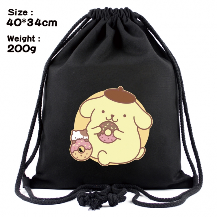 sanrio Anime Coloring Book Drawstring Backpack 40X34cm 200g