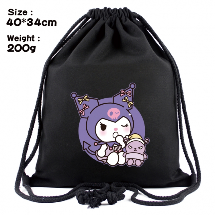 sanrio Anime Coloring Book Drawstring Backpack 40X34cm 200g