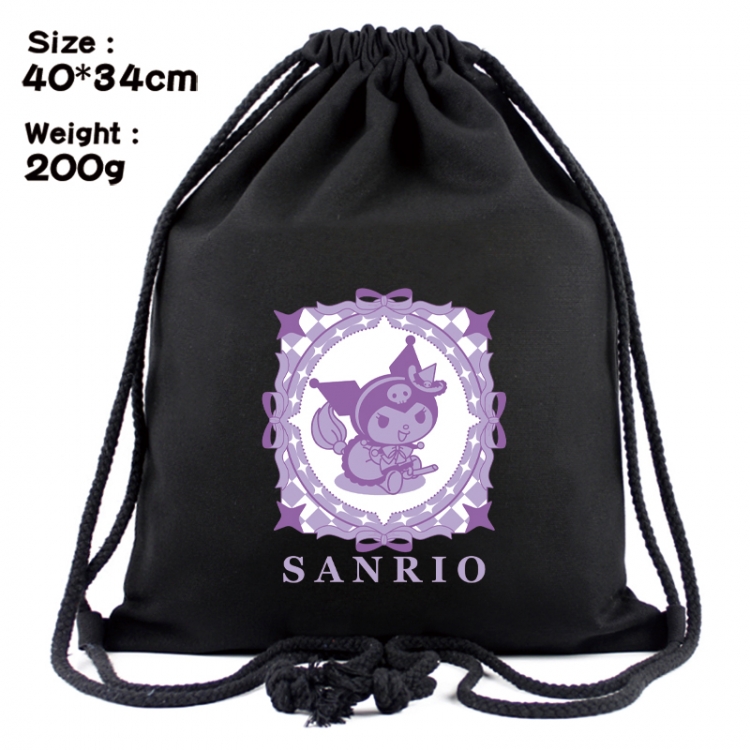 sanrio Anime Coloring Book Drawstring Backpack 40X34cm 200g