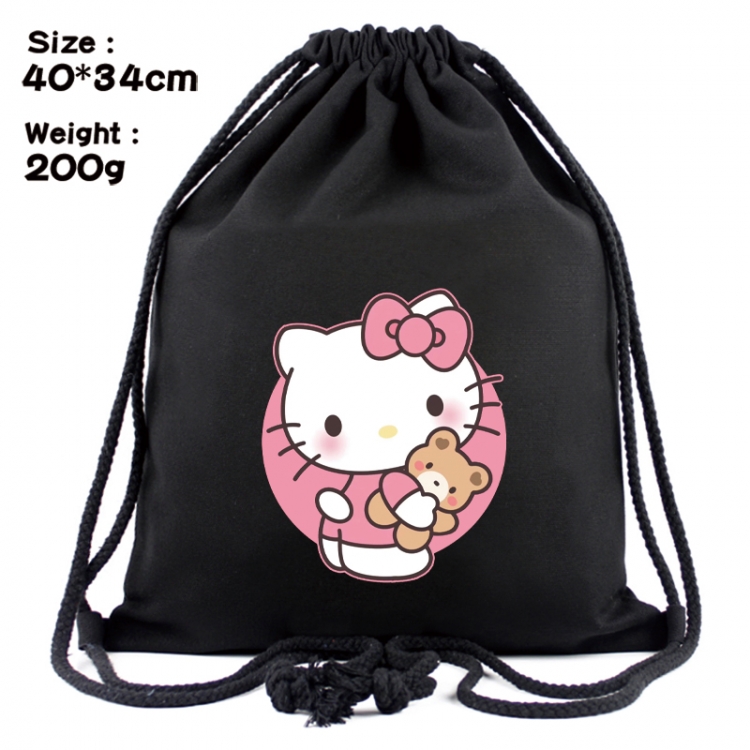 sanrio Anime Coloring Book Drawstring Backpack 40X34cm 200g