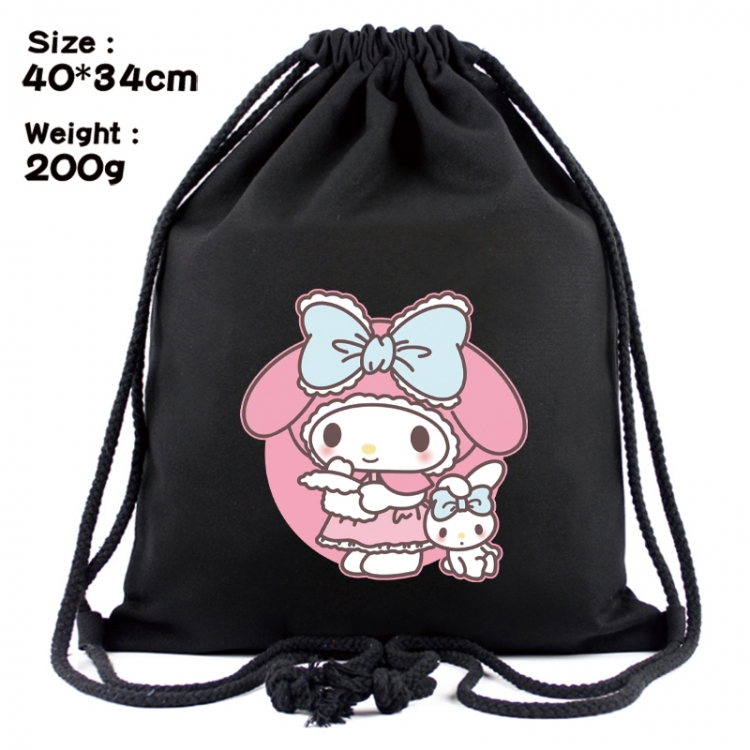 sanrio Anime Coloring Book Drawstring Backpack 40X34cm 200g