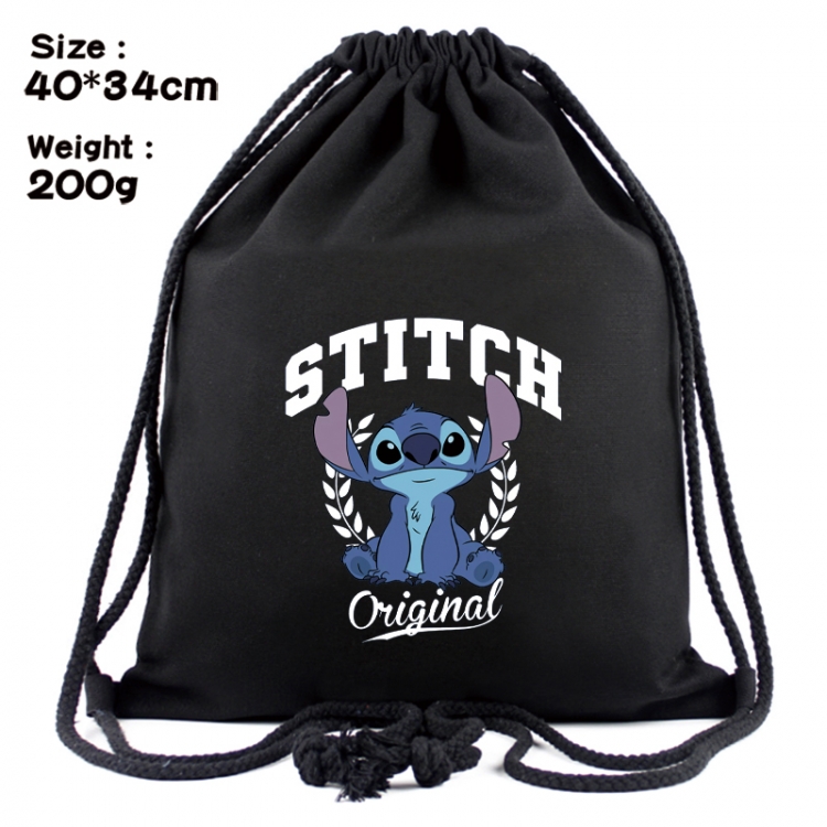 Lilo & Stitch Anime Coloring Book Drawstring Backpack 40X34cm 200g