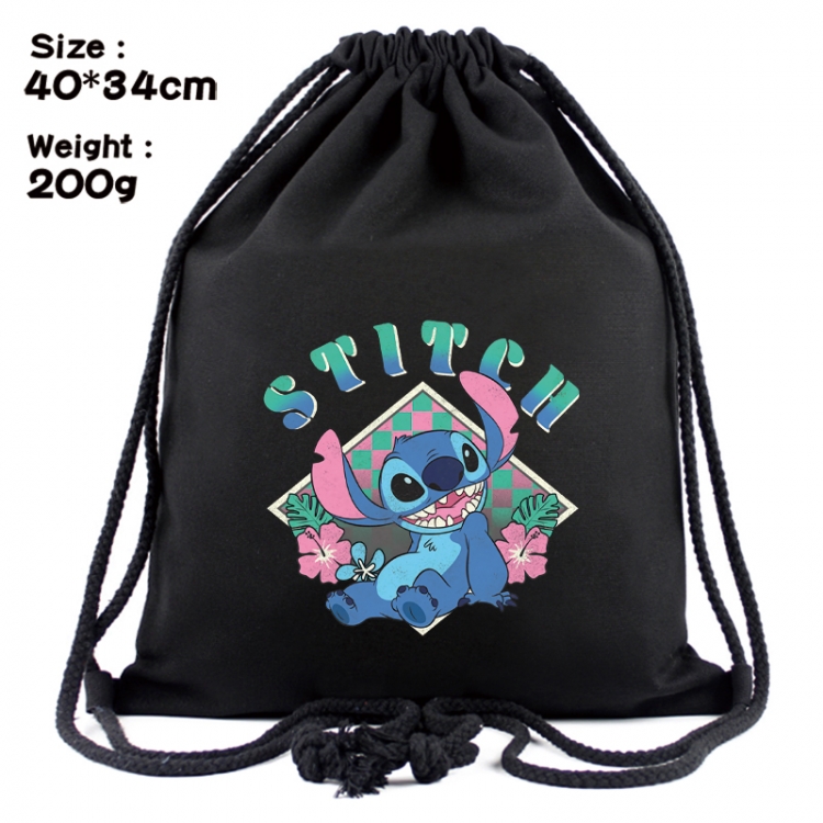 Lilo & Stitch Anime Coloring Book Drawstring Backpack 40X34cm 200g