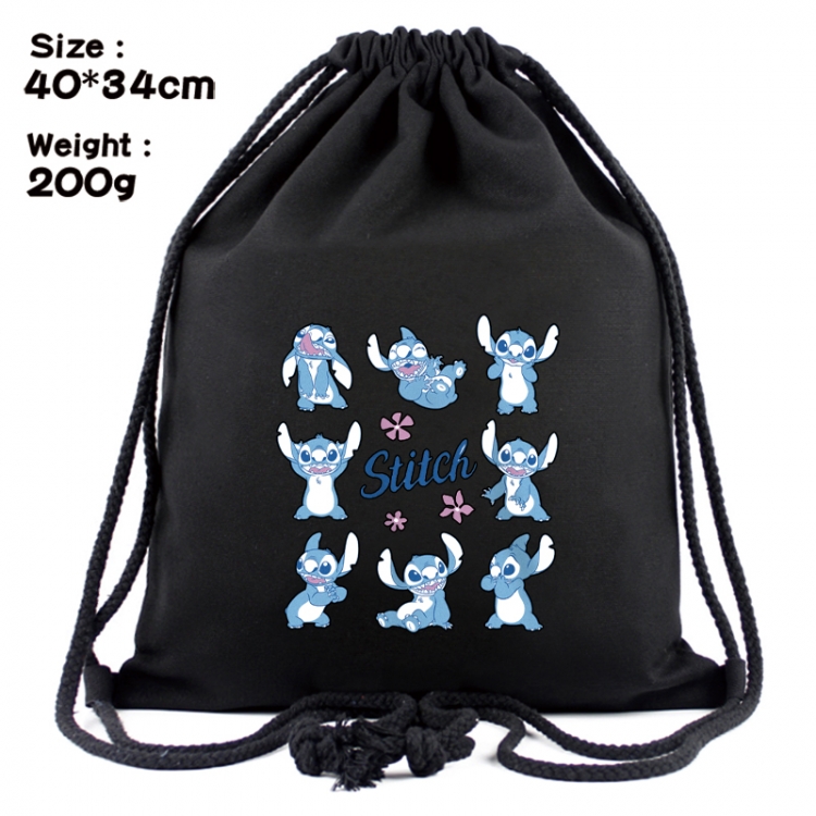 Lilo & Stitch Anime Coloring Book Drawstring Backpack 40X34cm 200g