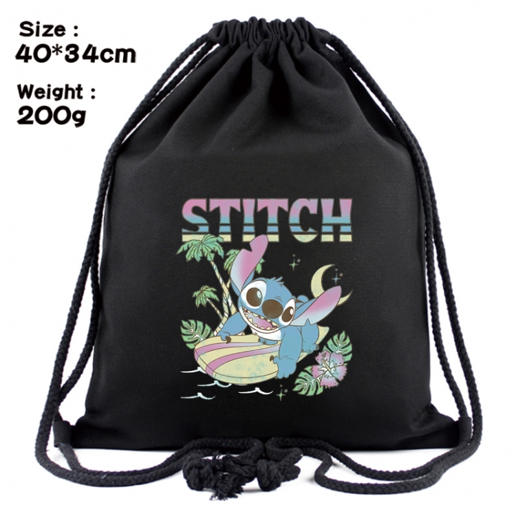 Lilo & Stitch Anime Coloring Book Drawstring Backpack 40X34cm 200g