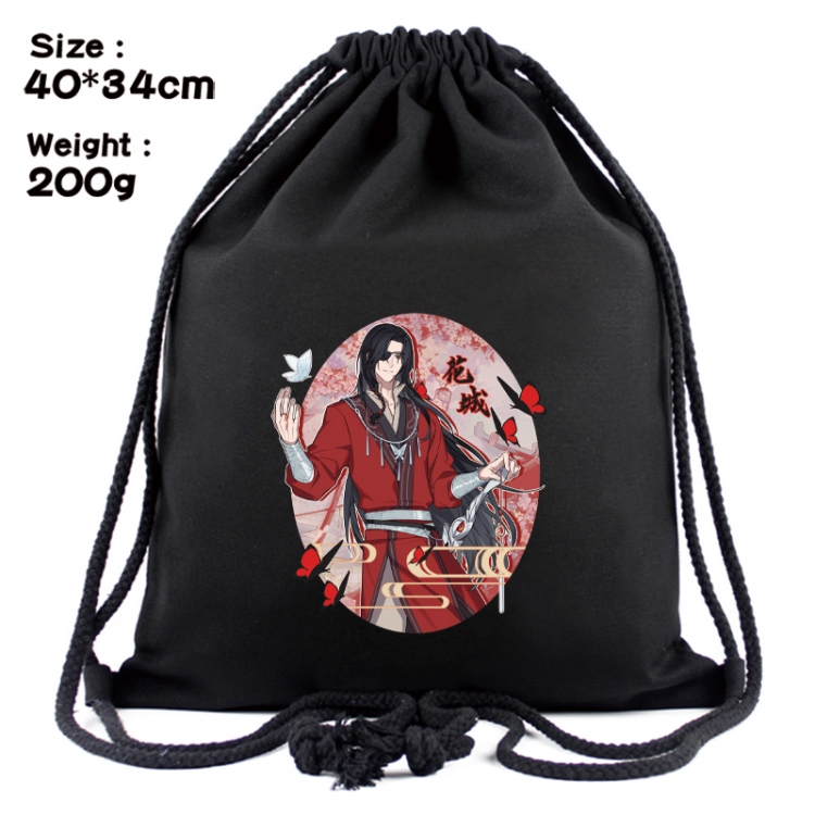 Heaven Official's Blessing Anime Coloring Book Drawstring Backpack 40X34cm 200g