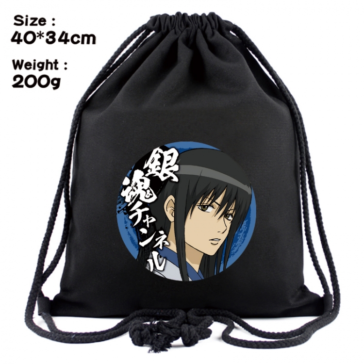 Gintama Anime Coloring Book Drawstring Backpack 40X34cm 200g