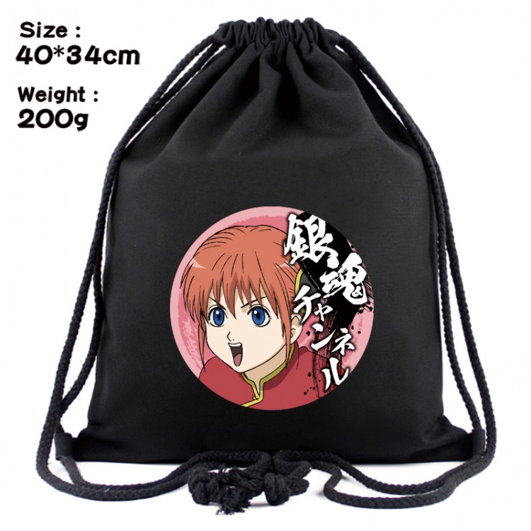 Gintama Anime Coloring Book Drawstring Backpack 40X34cm 200g