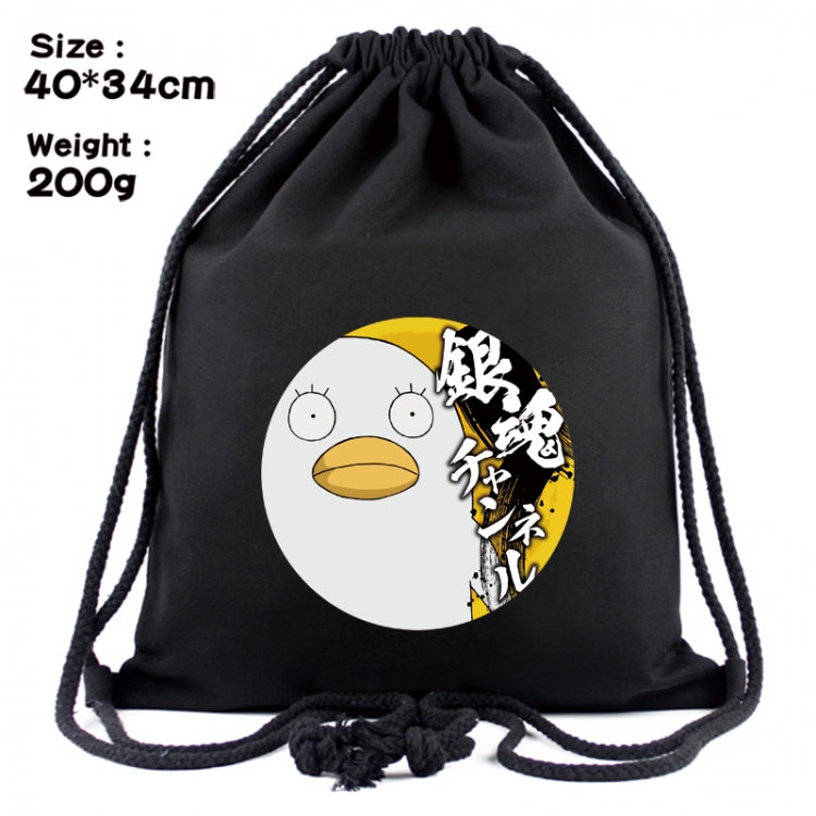 Gintama Anime Coloring Book Drawstring Backpack 40X34cm 200g