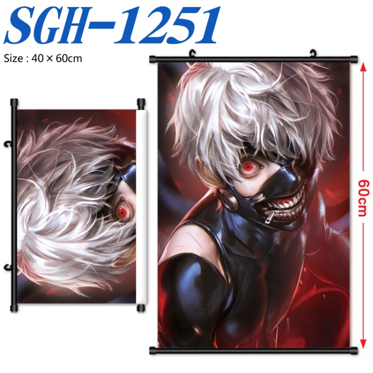 Tokyo Ghoul Anime digital printed pole style hanging picture Wall Scroll 40x60cm SGH-1251