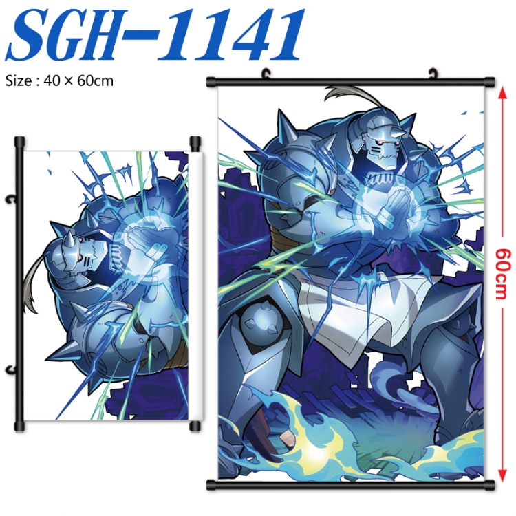 Fullmetal Alchemist Anime digital printed pole style hanging picture Wall Scroll 40x60cm  SGH-1141