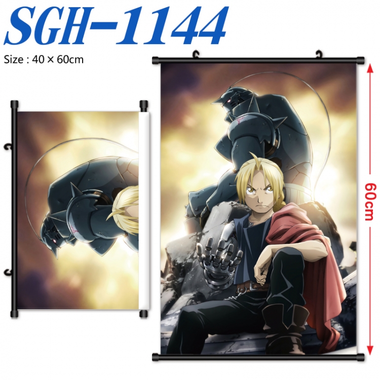 Fullmetal Alchemist Anime digital printed pole style hanging picture Wall Scroll 40x60cm SGH-1144