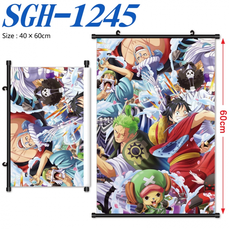 One Piece Anime digital printed pole style hanging picture Wall Scroll 40x60cm  SGH-1245