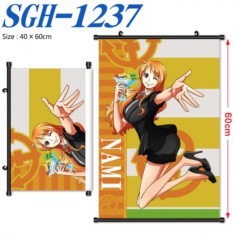 One Piece Anime digital printed pole style hanging picture Wall Scroll 40x60cm  SGH-1237