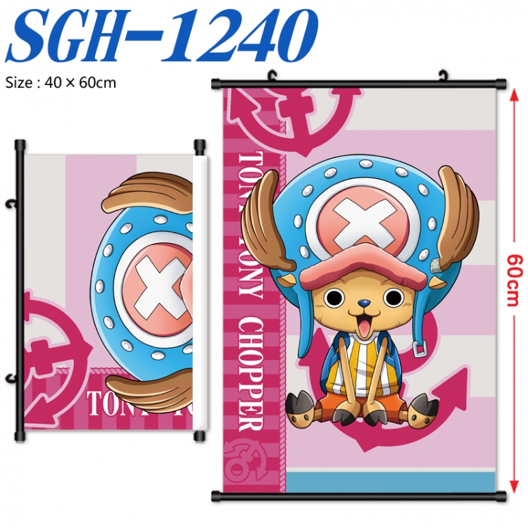 One Piece Anime digital printed pole style hanging picture Wall Scroll 40x60cm SGH-1240