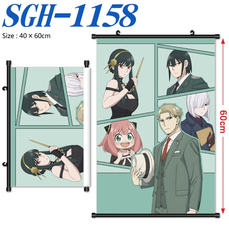 SPY×FAMILY Anime digital printed pole style hanging picture Wall Scroll 40x60cm