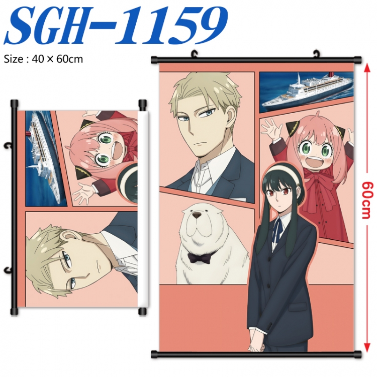 SPY×FAMILY Anime digital printed pole style hanging picture Wall Scroll 40x60cm