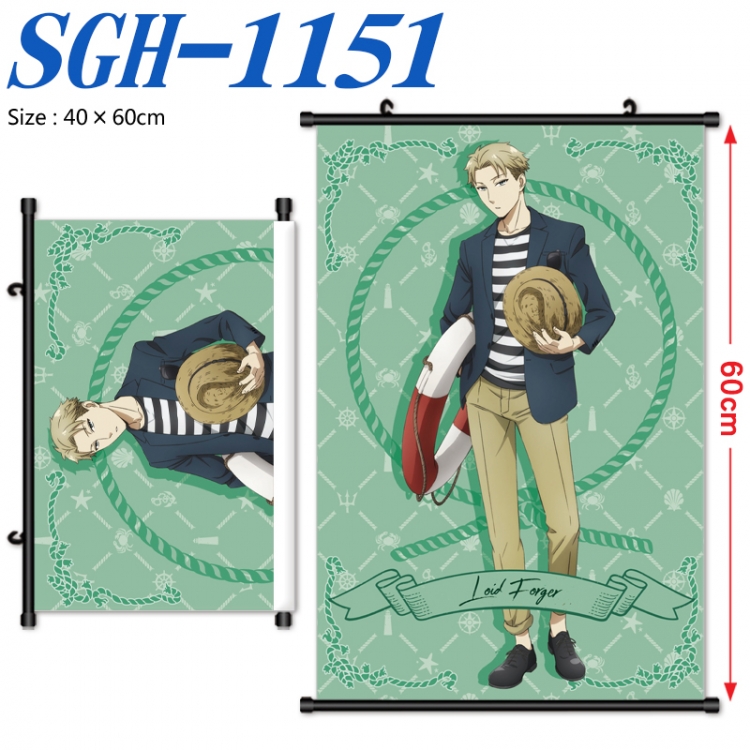 SPY×FAMILY Anime digital printed pole style hanging picture Wall Scroll 40x60cm