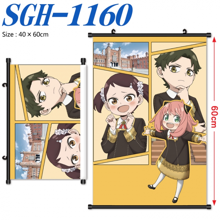 SPY×FAMILY Anime digital printed pole style hanging picture Wall Scroll 40x60cm