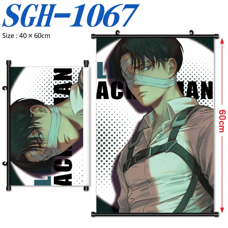 Shingeki no Kyojin Anime digital printed pole style hanging picture Wall Scroll 40x60cm