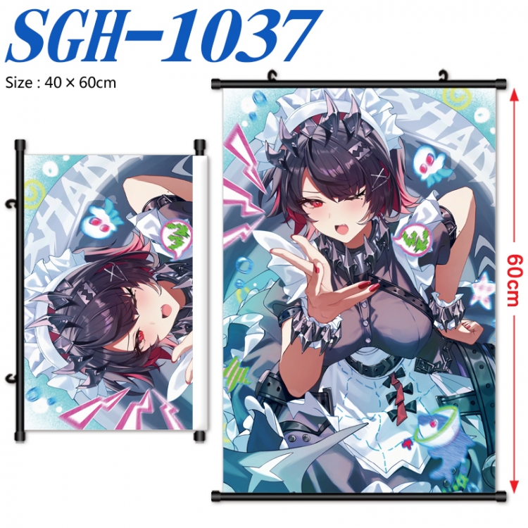 Zenless Zone Zero Anime digital printed pole style hanging picture Wall Scroll 40x60cm SGH-1037