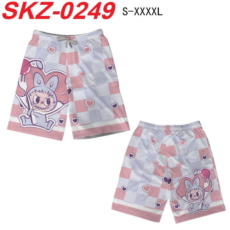 LABUBU Anime full-color digital printed beach shorts from S to 4XL SKZ-0249