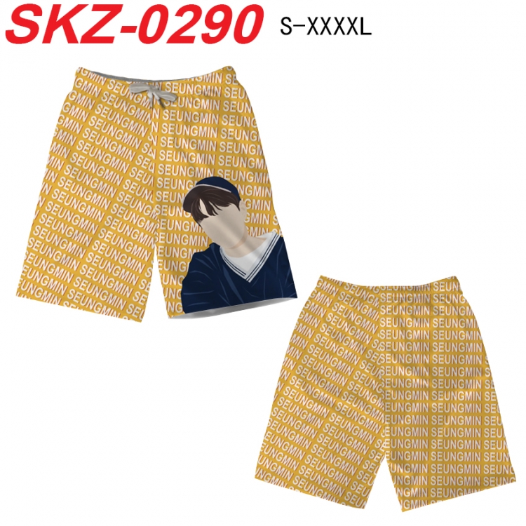 straykids Anime full-color digital printed beach shorts from S to 4XL  SKZ-0290