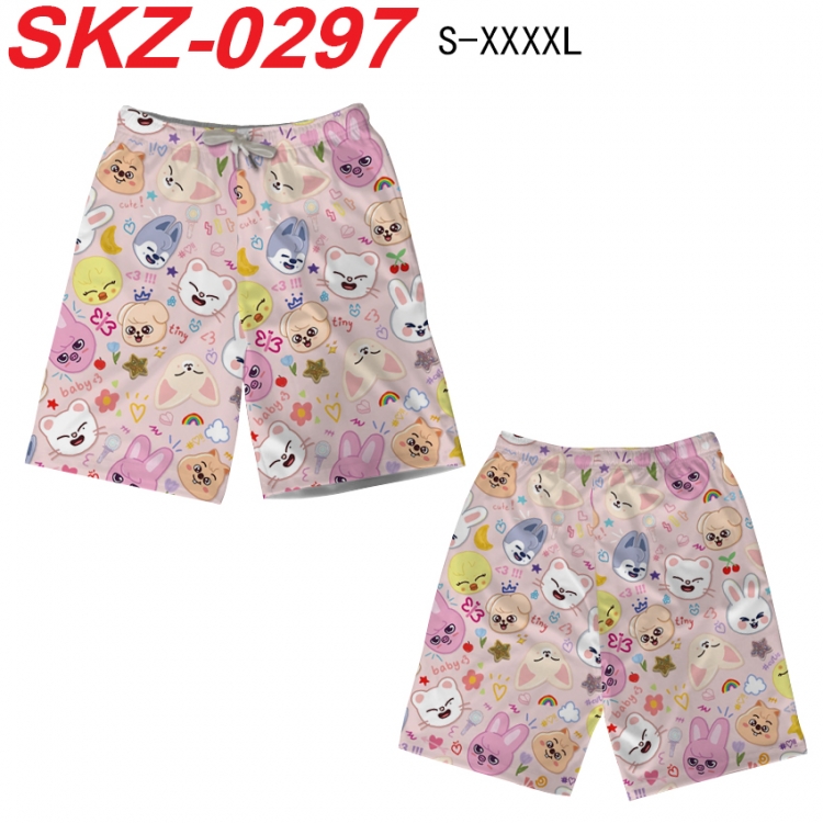 straykids Anime full-color digital printed beach shorts from S to 4XL  SKZ-0297