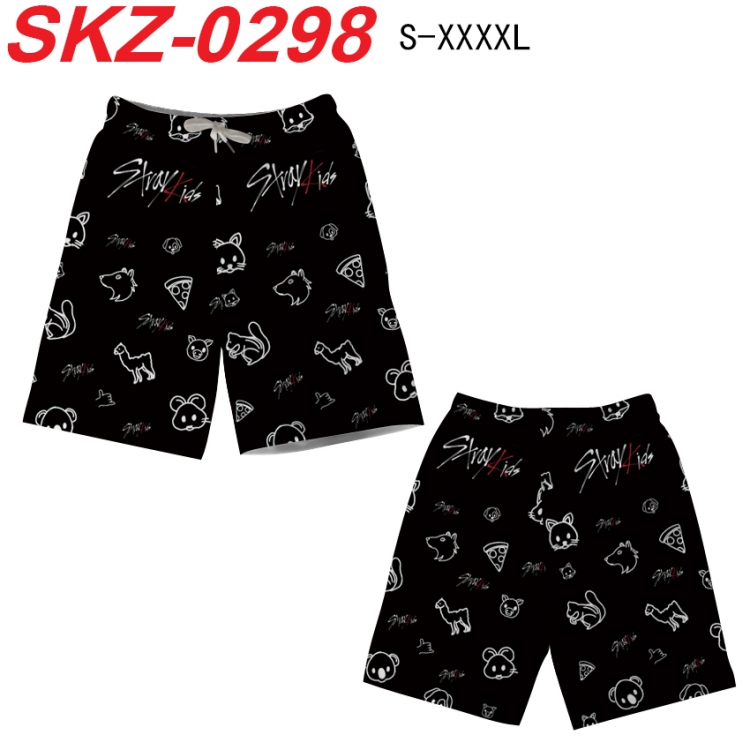 straykids Anime full-color digital printed beach shorts from S to 4XL  SKZ-0298