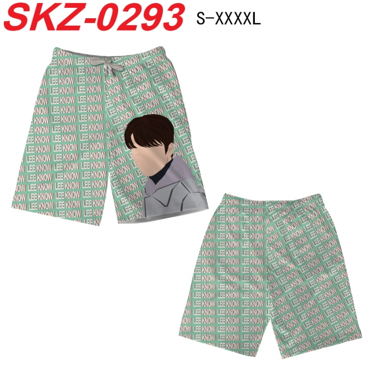 straykids Anime full-color digital printed beach shorts from S to 4XL SKZ-0293