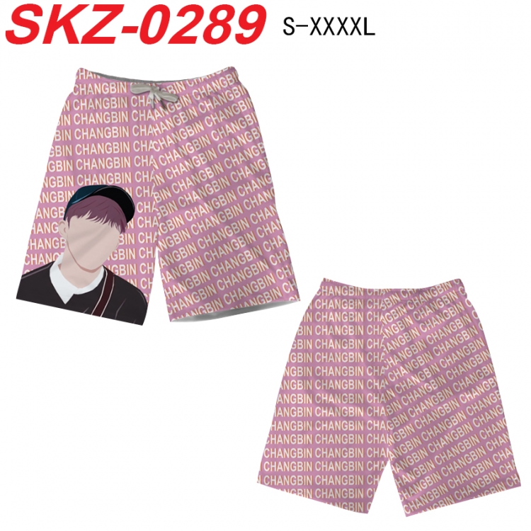 straykids Anime full-color digital printed beach shorts from S to 4XL SKZ-0289